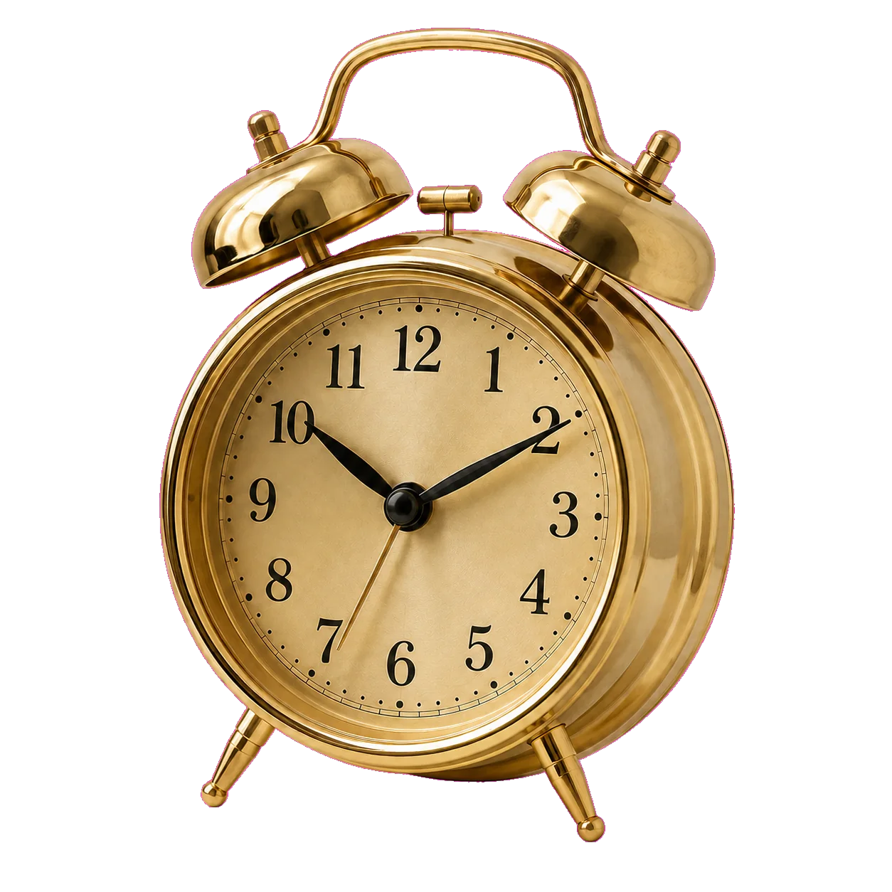 Despertador dourado